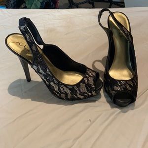 Guess black heels